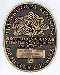 Price House Cottage B&B - National Register plaque